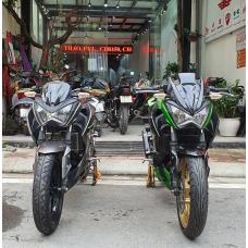Đôi xe PKL Kawasaki Z300 đời 2017 bản ABS biển Hà Nội giá 8x triệu